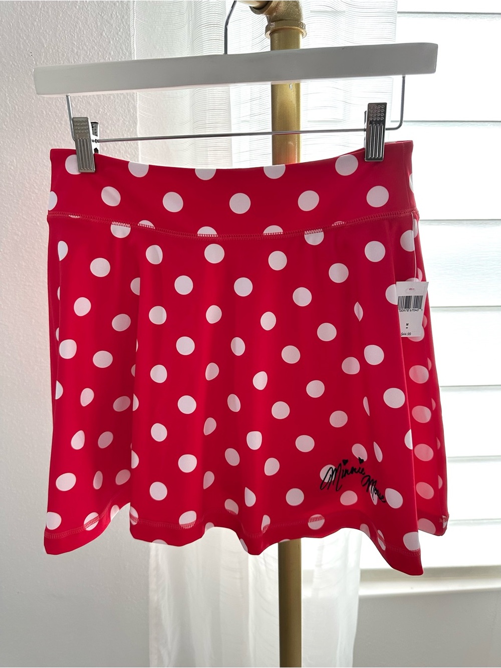 Disney Minnie Mouse Red Polka Dot Skirt Size M NWT